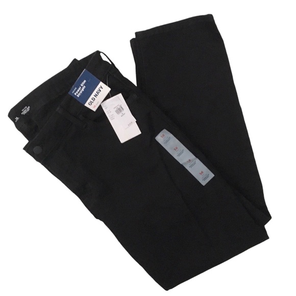 Old Navy Denim - Old Navy Power Slim Straight Mid Rise Jeans 14 Short